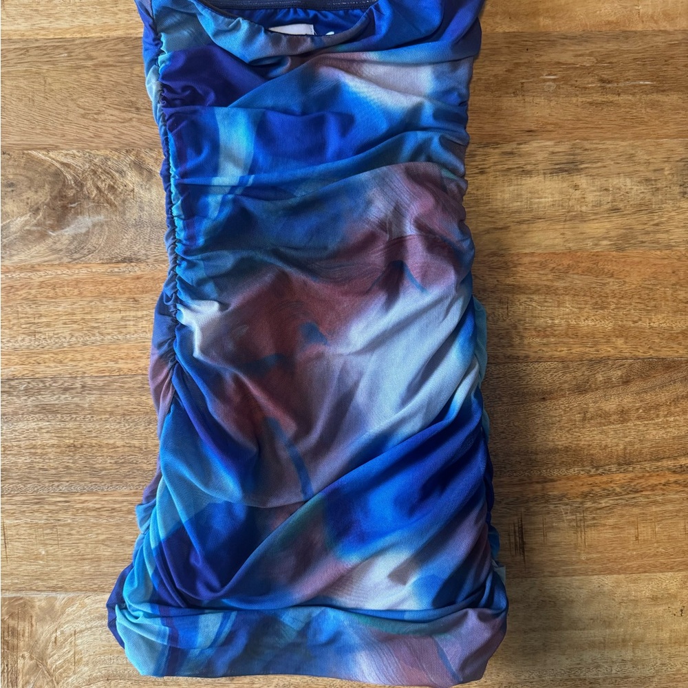 Princess Polly Blue and Purple Dress